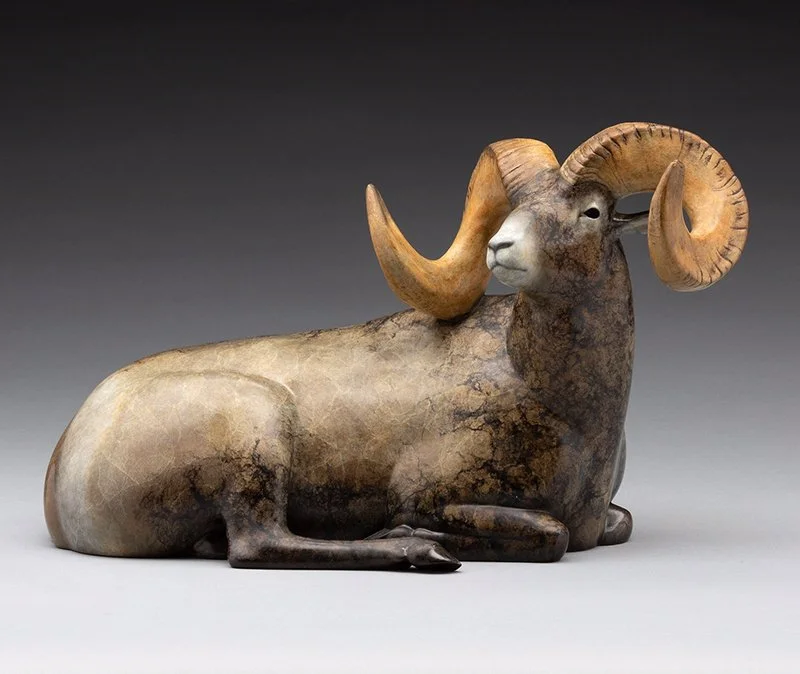 Desert Bighorn Sheep Herd - Maquette Collection — Rowe Fine Art